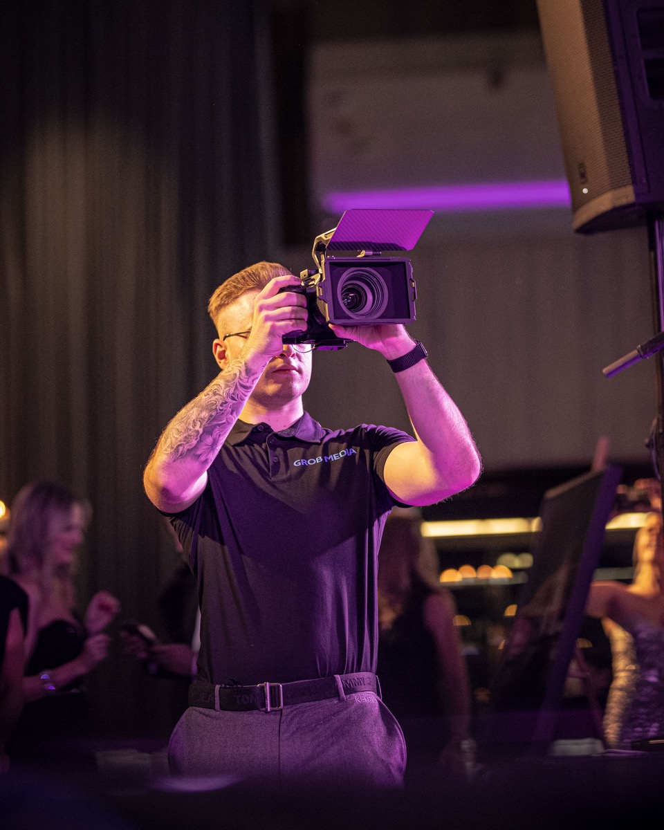 Jeremy Grob beim Filmen